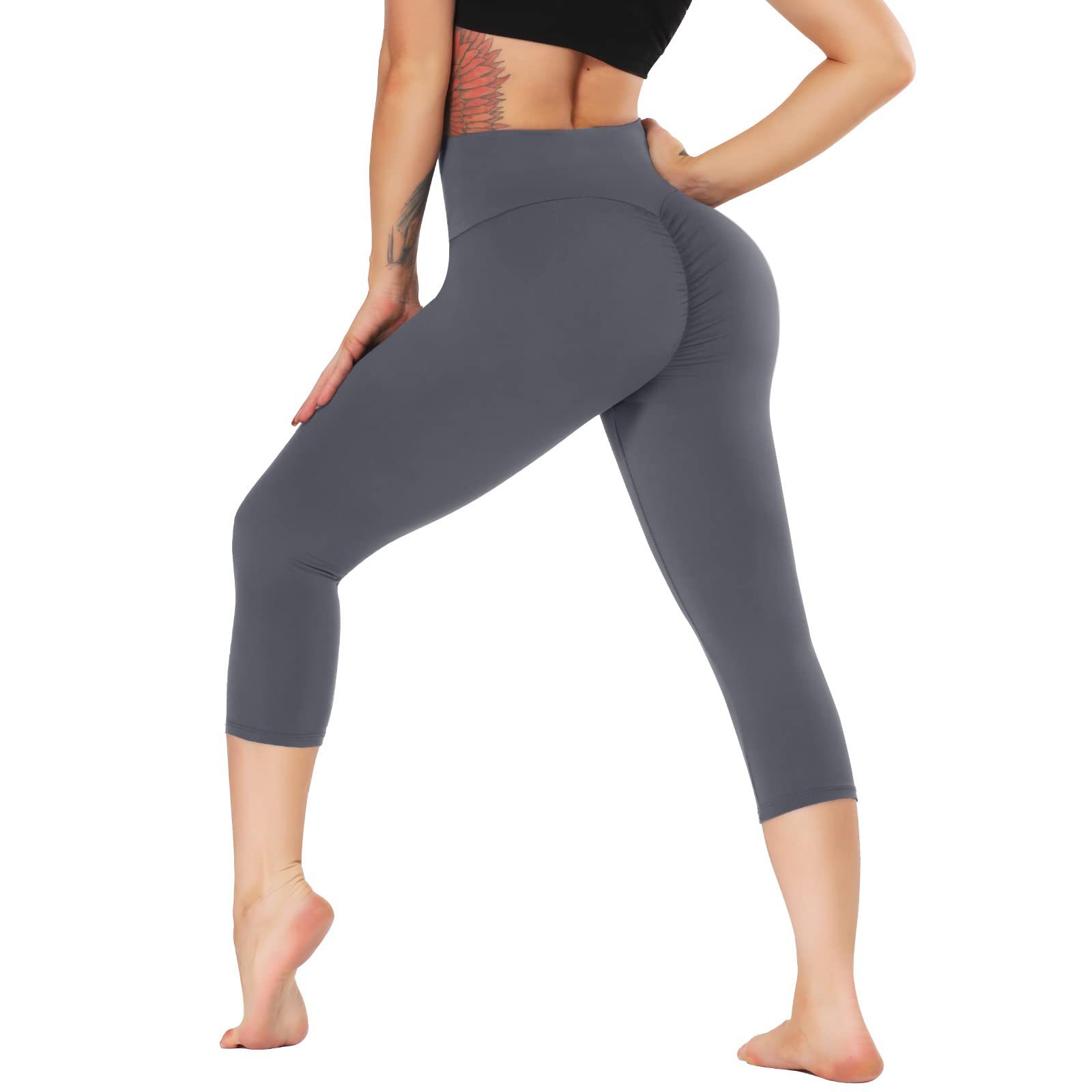 Seamless Rib Running Capri LJC001 - Image 2