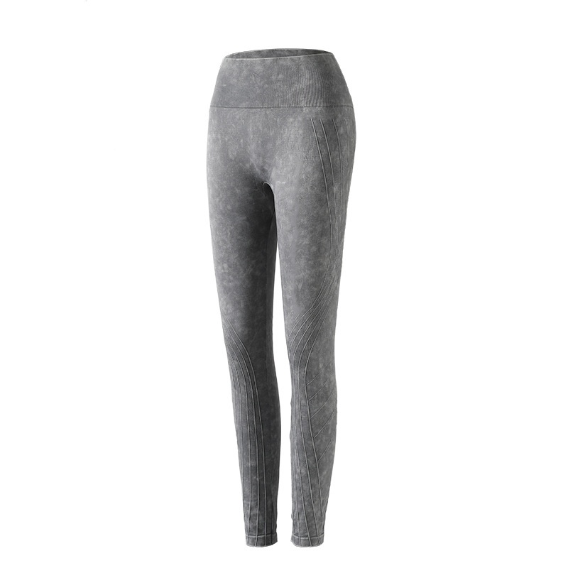 Seamless Acid-Wash Athletic Leggings FYL001 - Image 2
