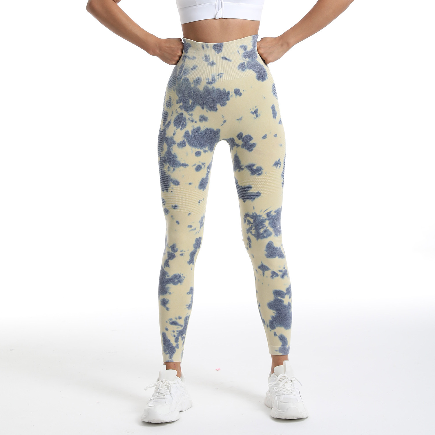 Seamless Tie-Dye Athletic Leggings MML001 - Image 4