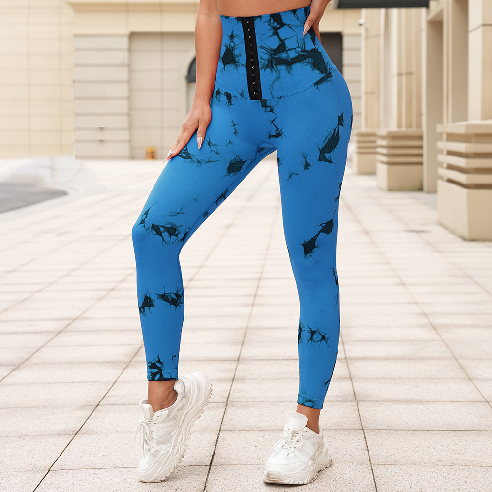 High-Waisted Tie-Dyed Leggings SZS002 - Image 6